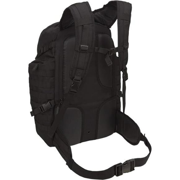 Black Tactical Backpack 64L Internal Frame Military Hiking MOLLE Gear Bag - Picture 3 of 7